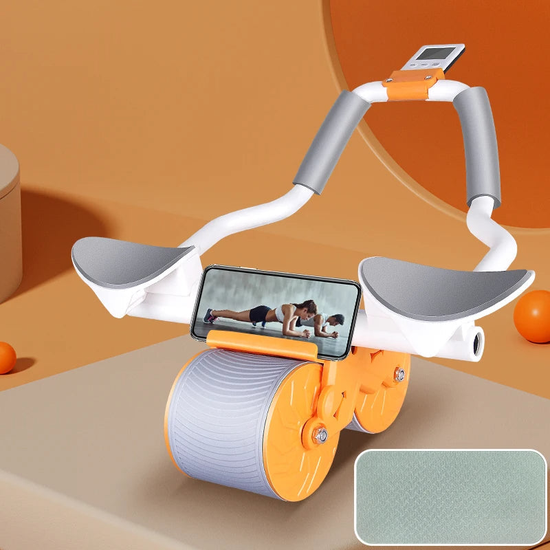 Automatic Rebound Abs Wheel Trainer