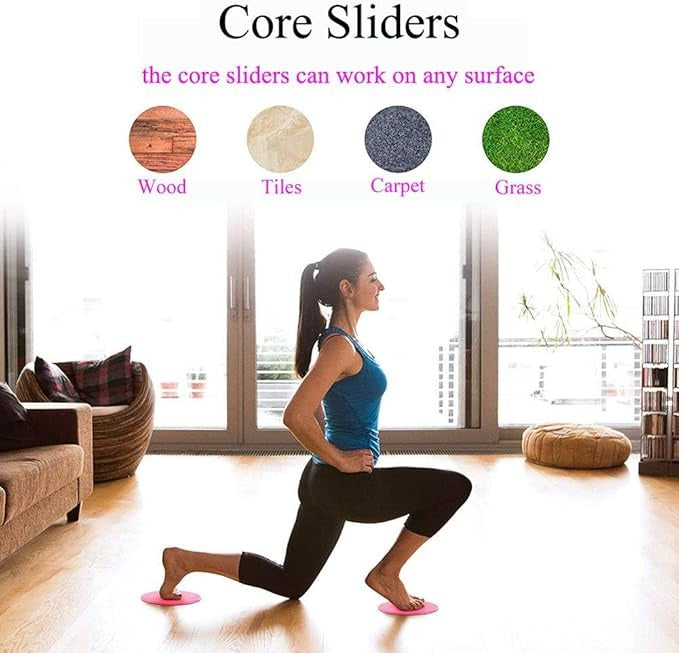 Core Sliders for Exercise used for lunges and planks