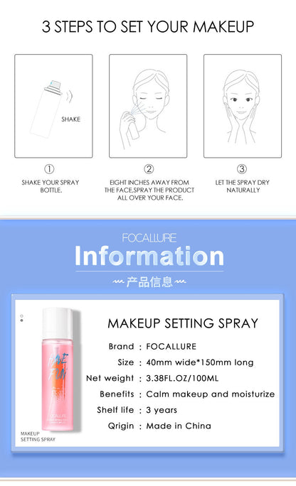 Makeup Mist Spray Long Lasting Smear-proof Makeup