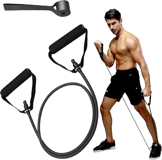 Pull Rope Resistance Band being used for arm workout