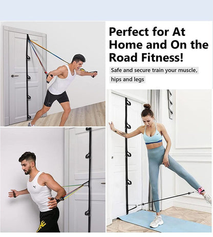 suspension training belt attached to door