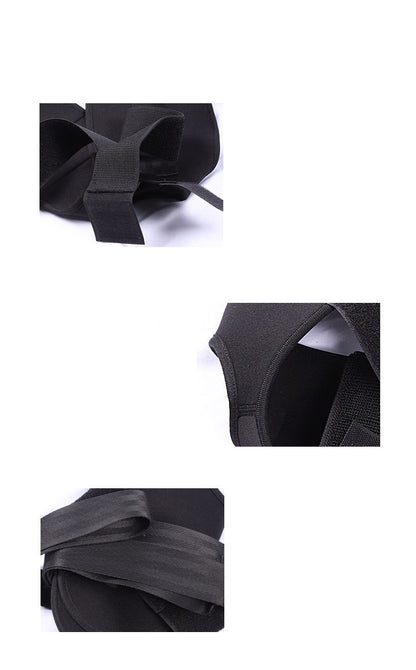 Plantar Fasciitis Stretching Strap being used on foot