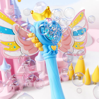 Bubble Wand Toy for Kids used at an outdoor birthday party