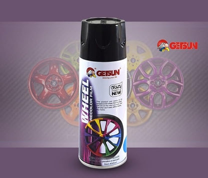 wheel spray paint for car rims applied