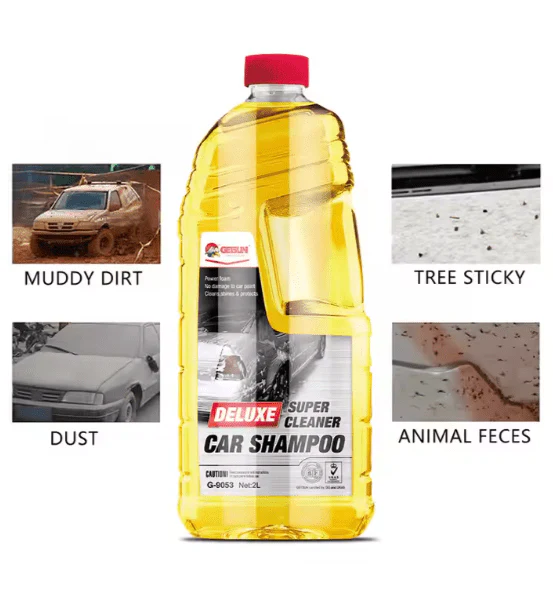 Car Wash Shampoo 1L being used with sponge