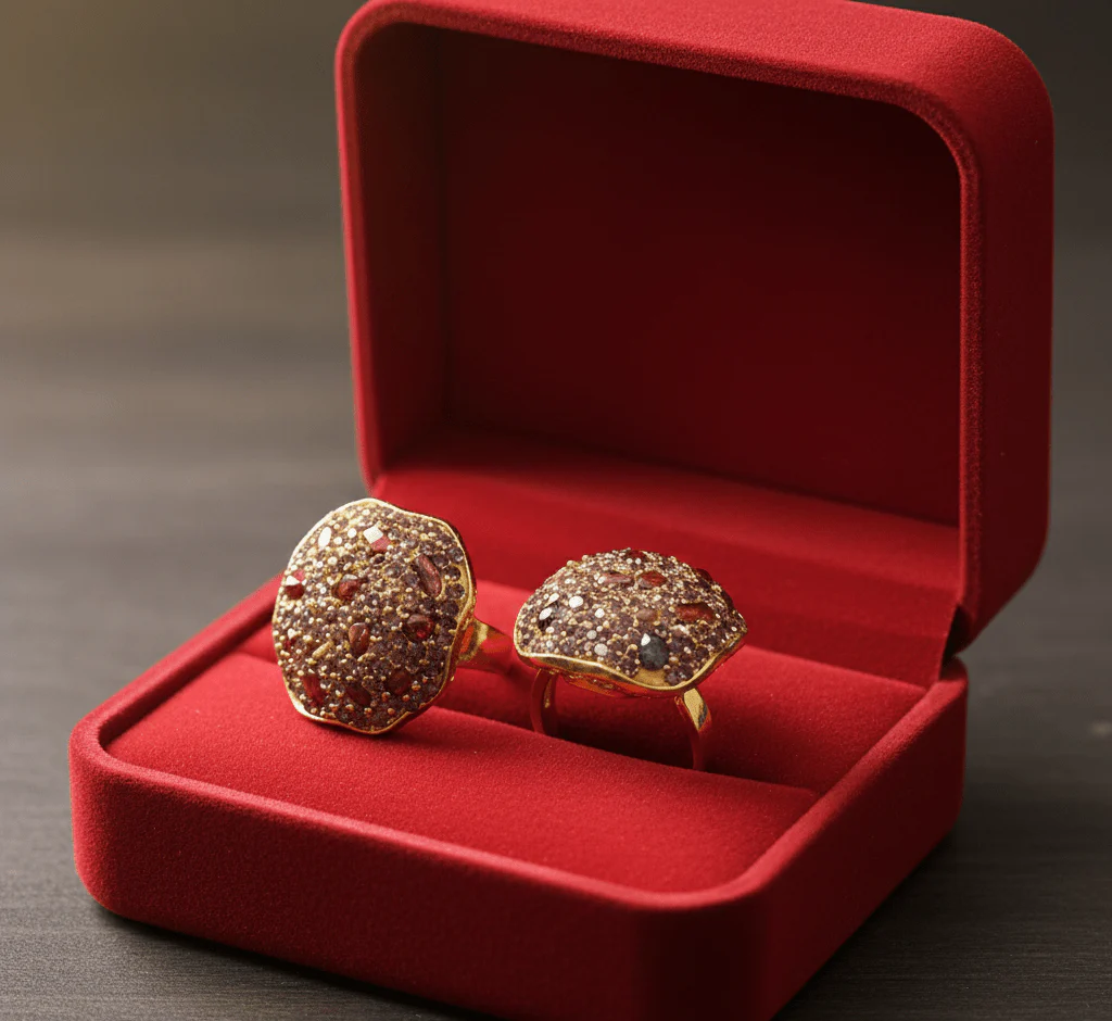 vintage cocktail ring gift box