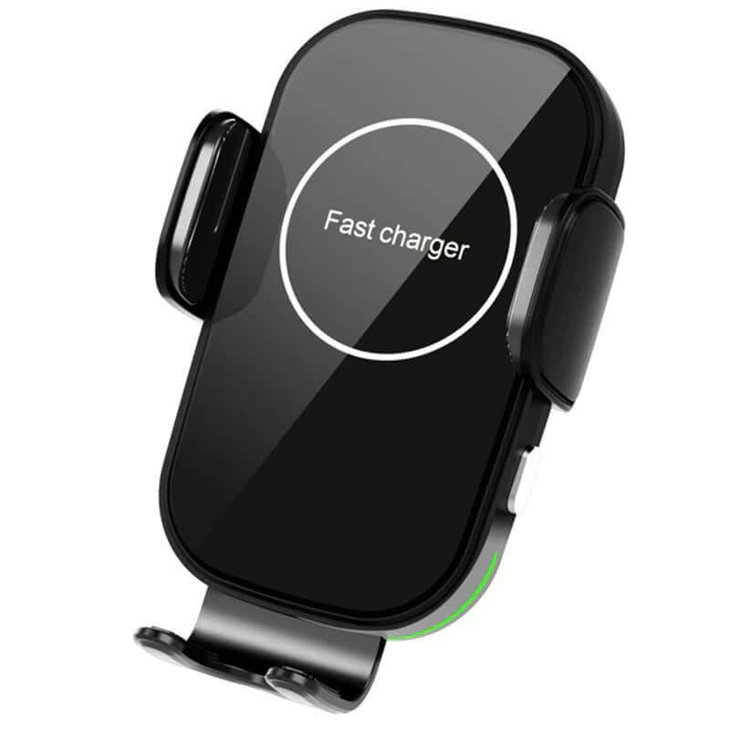  wireless car charger mount black design