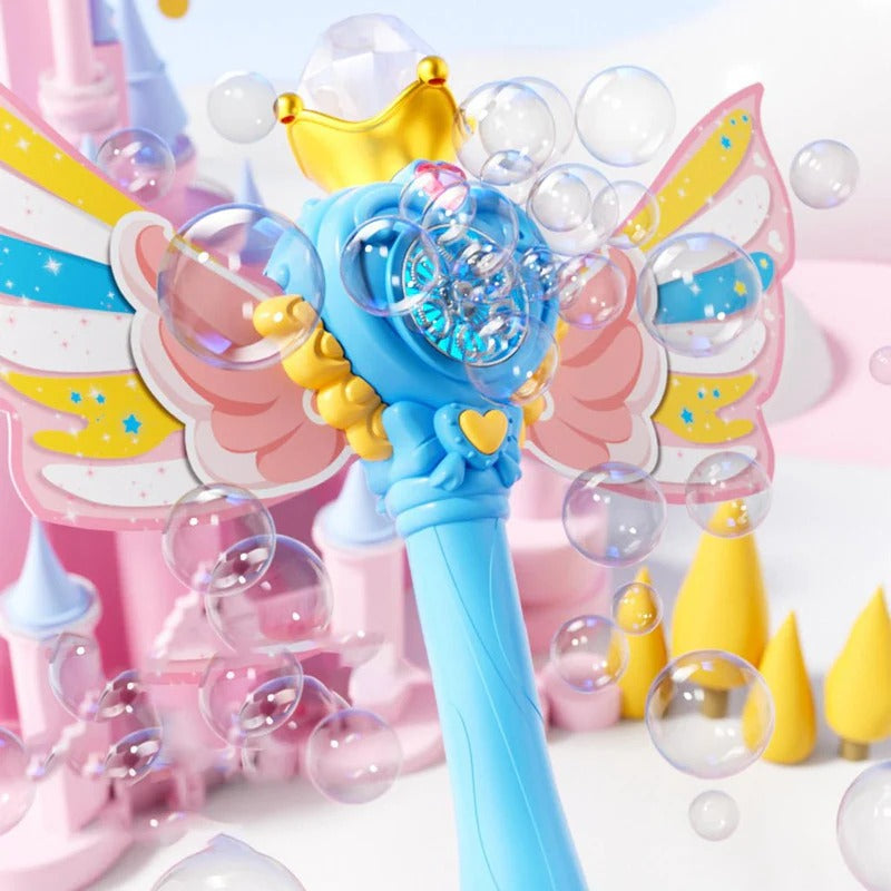 Bubble Wand Toy for Kids - Angel Wing design front view