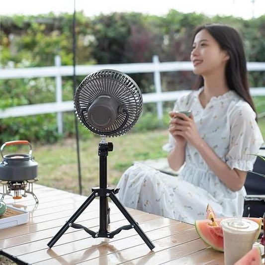 outdoor camping fan portable rechargeable