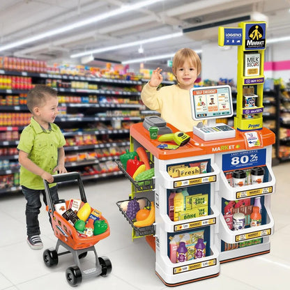 Supermarket Play Set for Kids full set with accessories