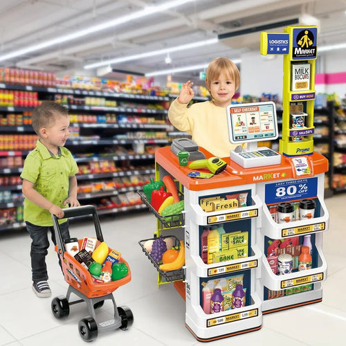 Supermarket Play Set for Kids full set with accessories