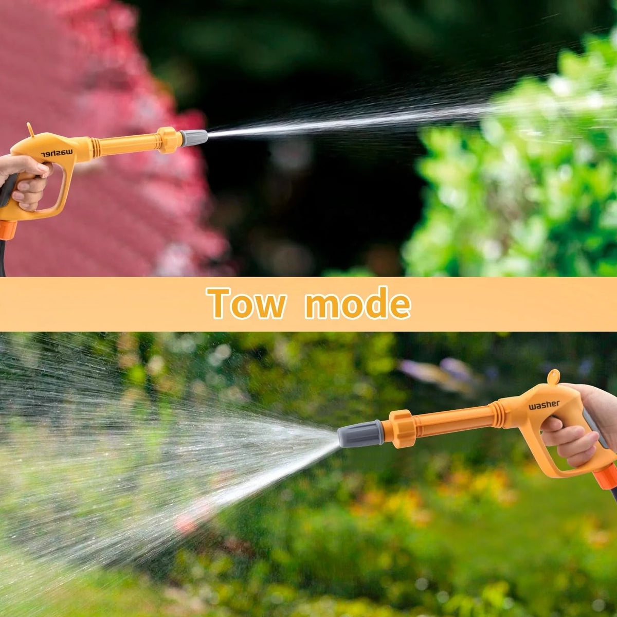 Kids Car Wash Toy cleaning a toy car with sponge
