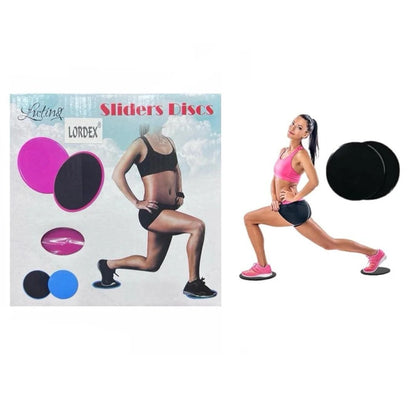 Core Sliders for Exercise on carpet and hard floor