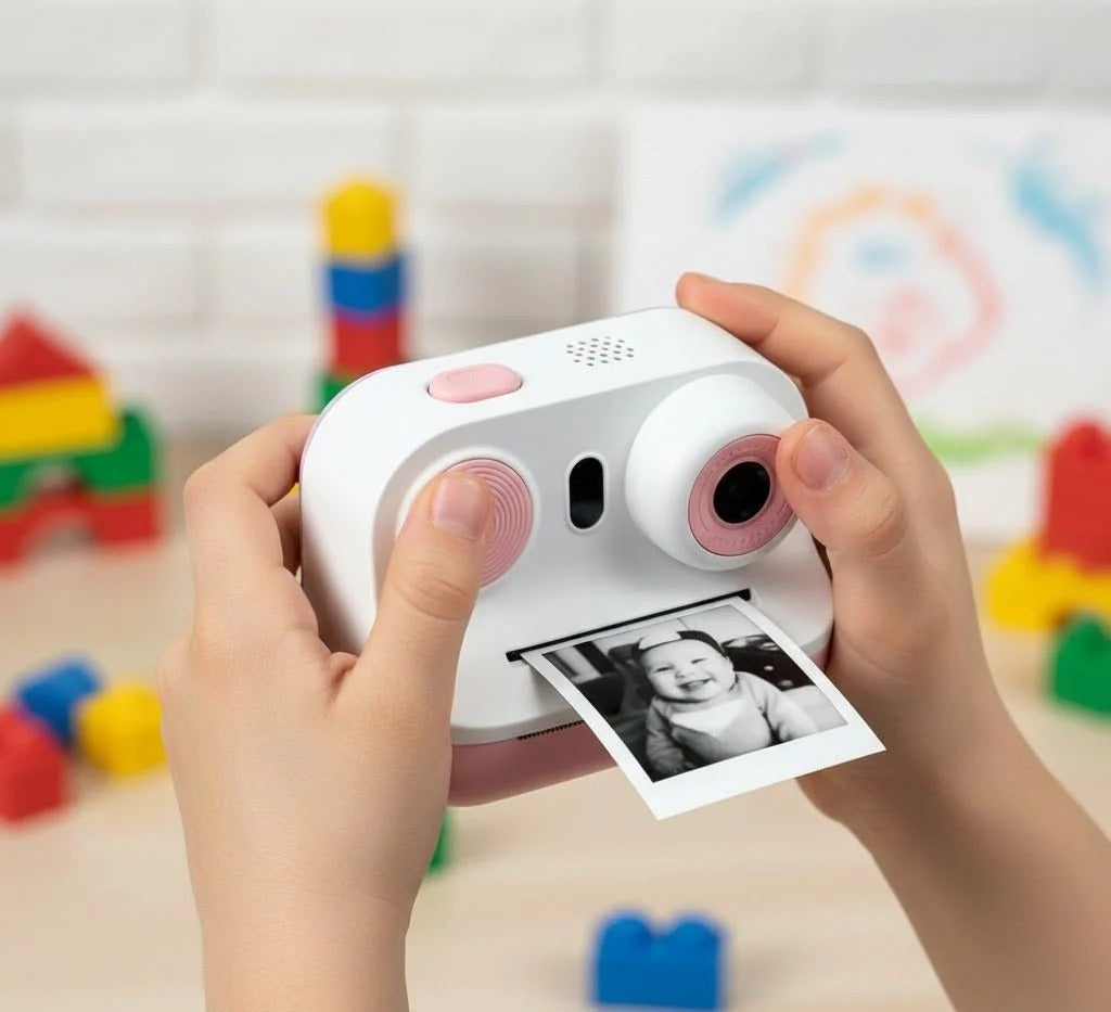 kids instant print camera packaging box