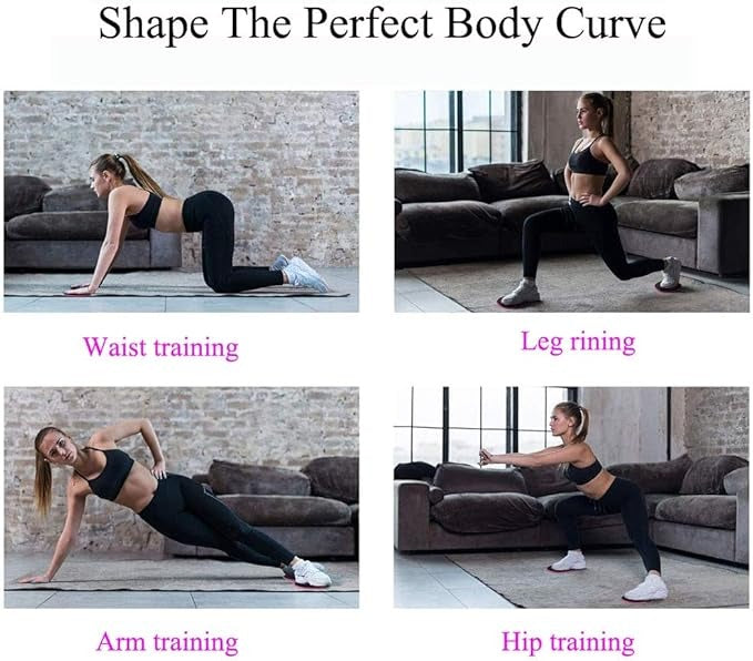 Core Sliders for Exercise dual-sided design close-up