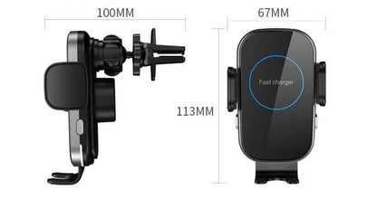  wireless car charger mount touch sensing