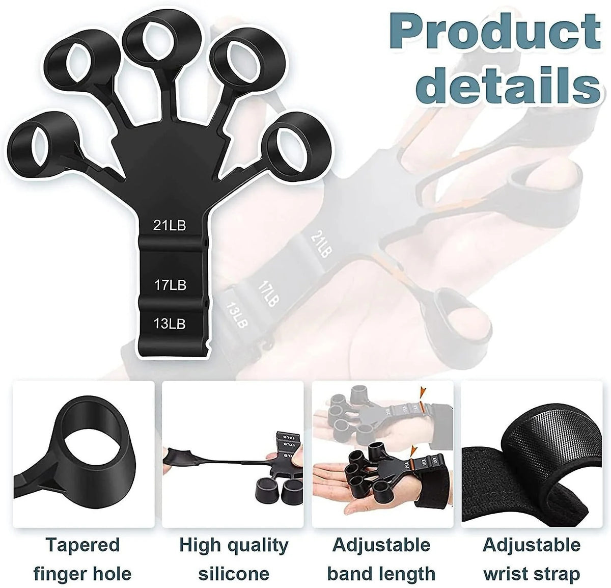 Finger Grip Strengthener being used for finger training