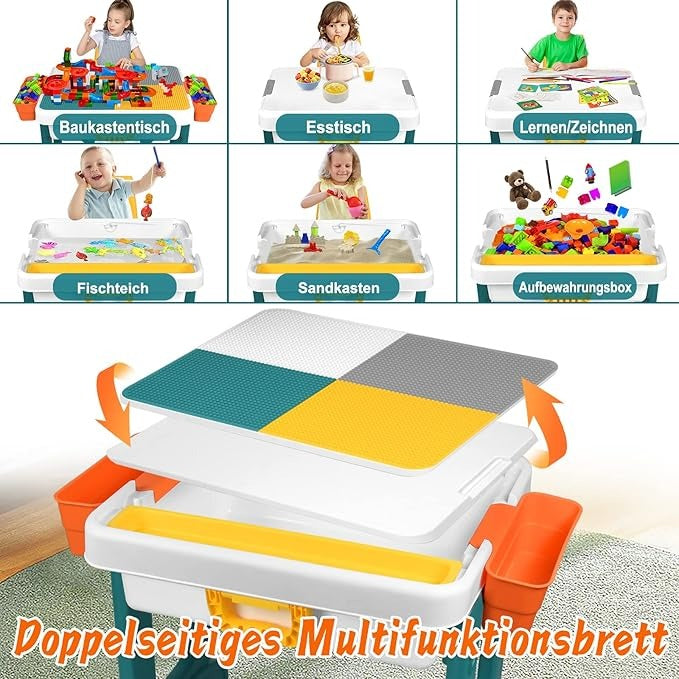 Kids Table and Chair Set with Storage complete set with chair