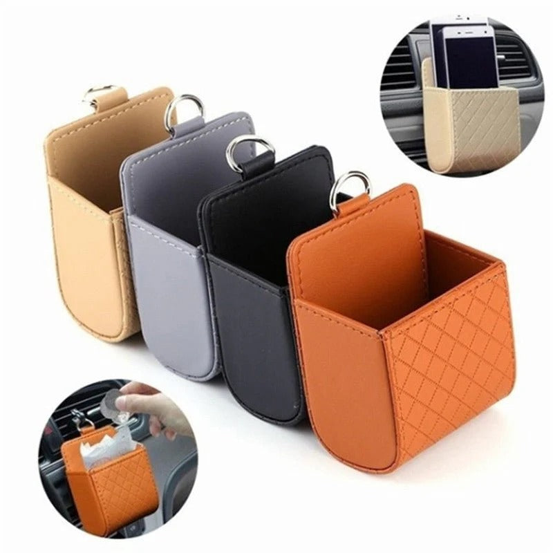  car air vent organizer black color