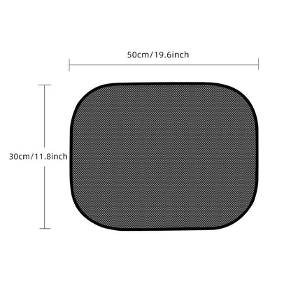 Car Sunshade Electrostatic Barrier storage pouch included in 4-pack