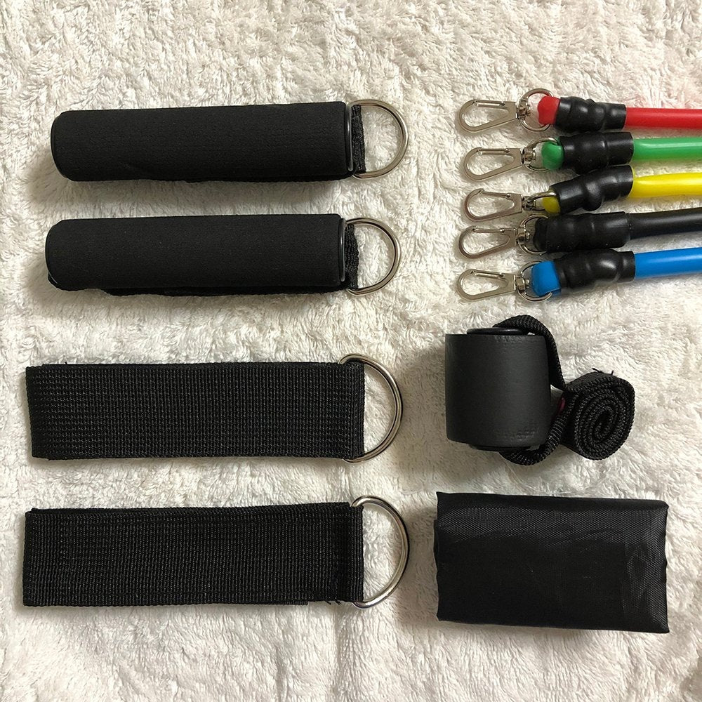 Resistance Bands Set for Home Gym different resistance levels