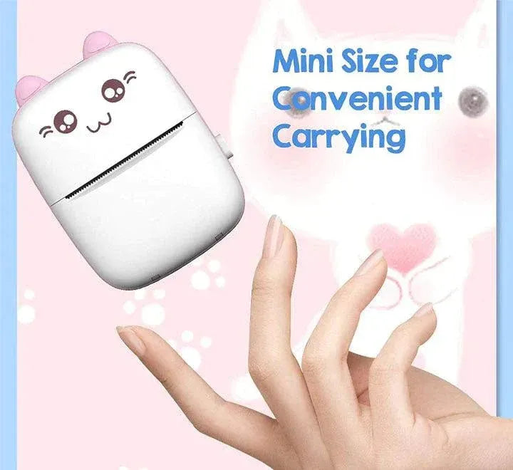 Portable Mini Pocket Printer printing sticker labels