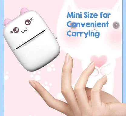 Portable Mini Pocket Printer printing sticker labels