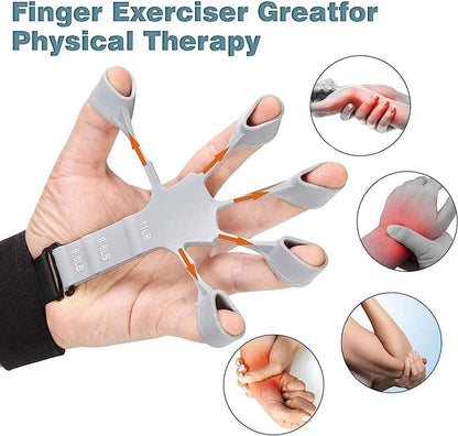Finger Grip Strengthener packaging and full set