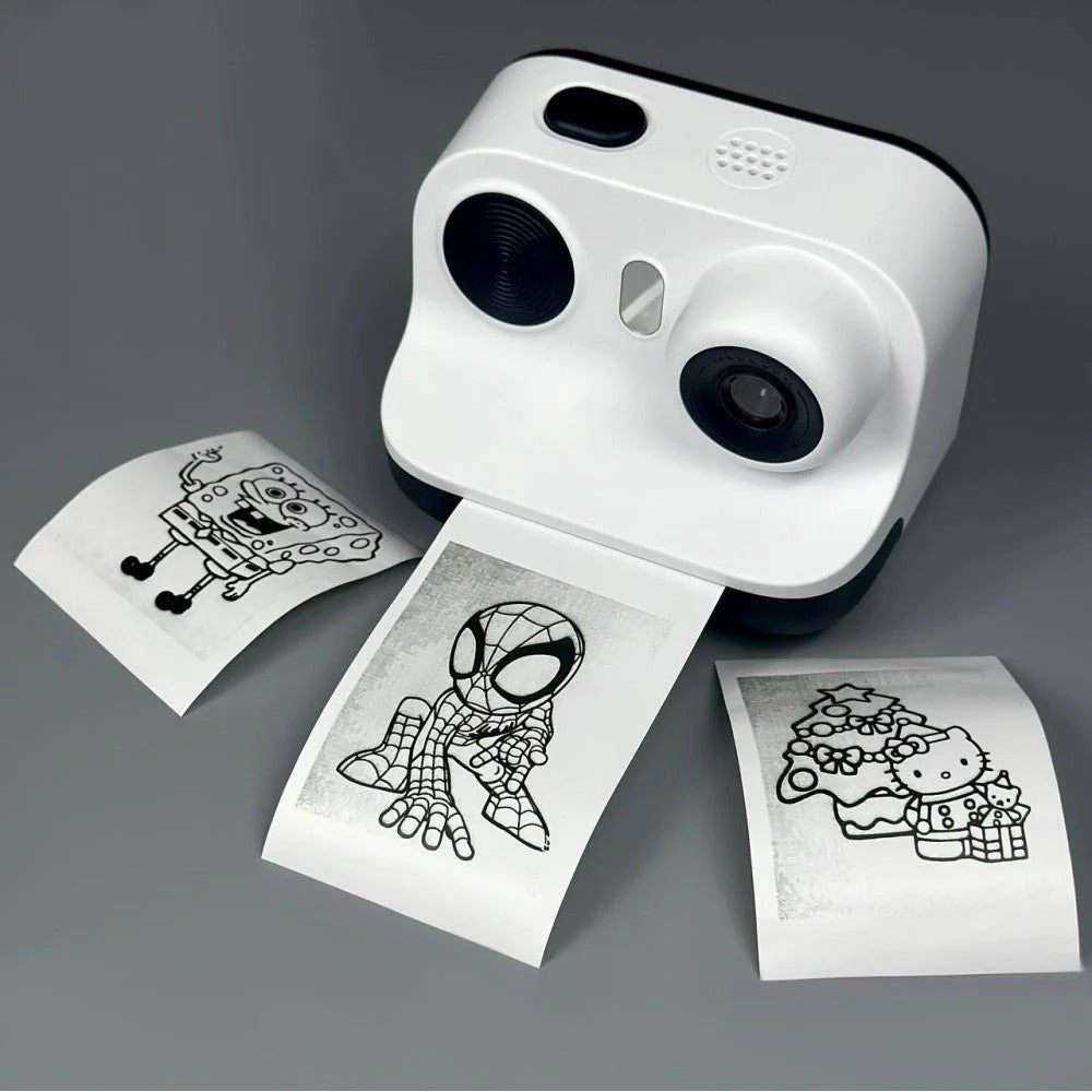 kids instant print camera with photo paper