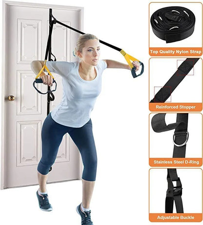 suspension training belt full set with accessories