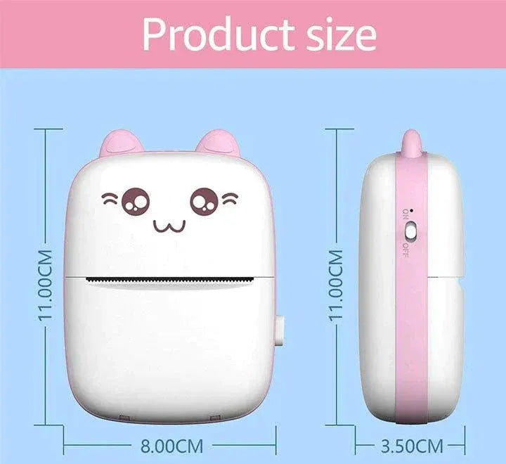 Portable Mini Pocket Printer printing notes and labels