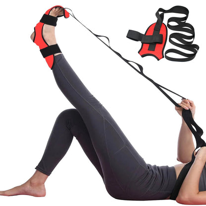 Plantar Fasciitis Stretching Strap being used during workout