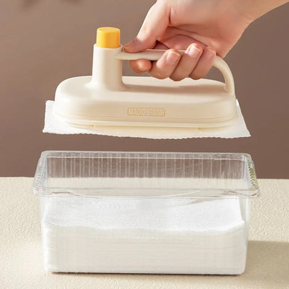 Disposable Magic Cleaning Brush removing dust and stains