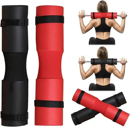 Barbell Pad for Squats fitted on gym bar