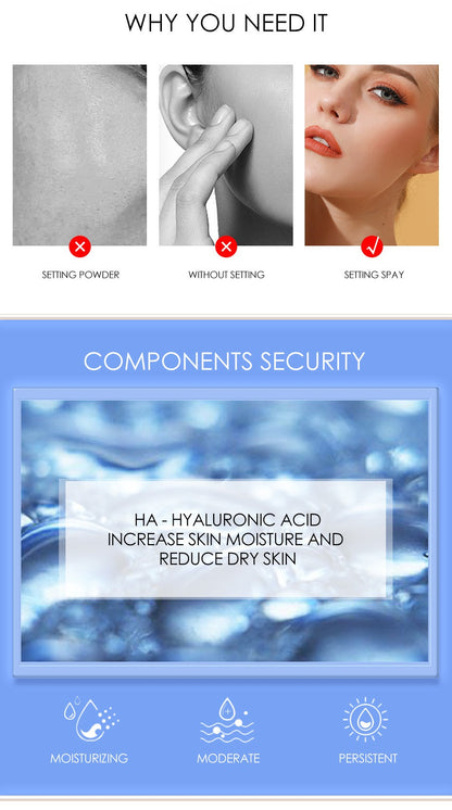 Makeup Mist Spray Long Lasting Smear-proof Makeup