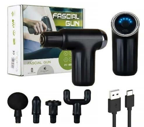  muscle massage gun with interchangeable heads