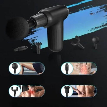  portable muscle massage gun black color